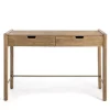 Hunter Wood 2-Drawer Desk-Kirkland's Home Online