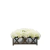 Hydrangea Arrangement In Lattice Box Planter-Kirkland's Home Hot