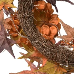 Hydrangea Maple Berry Frosted Harvest Wreath-Kirkland's Home Discount