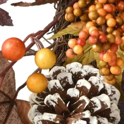 Hydrangea Maple Berry Frosted Harvest Wreath-Kirkland's Home Discount