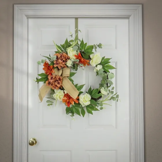 Hydrangeas And Roses Harvest Wreath-Kirkland's Home Best Sale