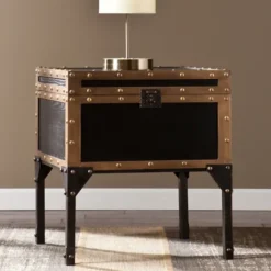 Hypatia Travel Trunk Side Table-Kirkland's Home Flash Sale