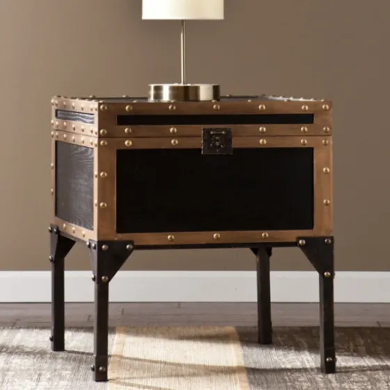 Hypatia Travel Trunk Side Table-Kirkland's Home Flash Sale
