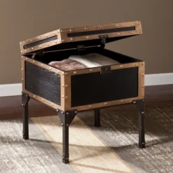 Hypatia Travel Trunk Side Table-Kirkland's Home Flash Sale
