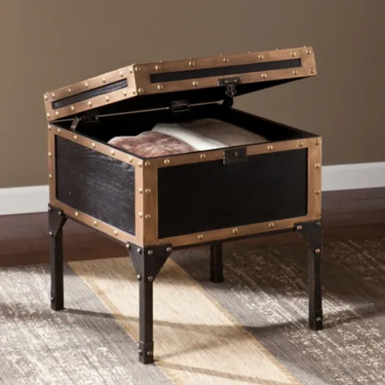 Hypatia Travel Trunk Side Table-Kirkland's Home Flash Sale