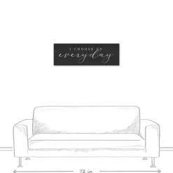 I Choose Us Every Day Canvas Wall Plaque-Kirkland's Home Store