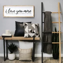 I Love You More Framed Wall Plaque-Kirkland's Home Discount