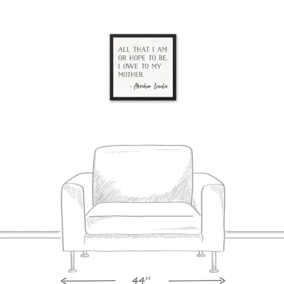 I Owe To My Mother Framed Canvas Art Print-Kirkland's Home Discount