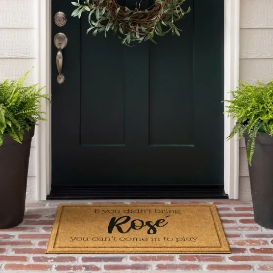 If You Didn'T Bring Rose Welcome Mat-Kirkland's Home Online