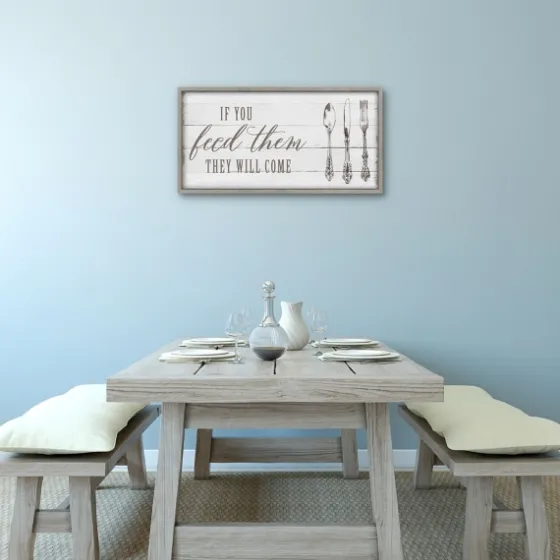 If You Feed Them Framed Canvas Art Print-Kirkland's Home Clearance