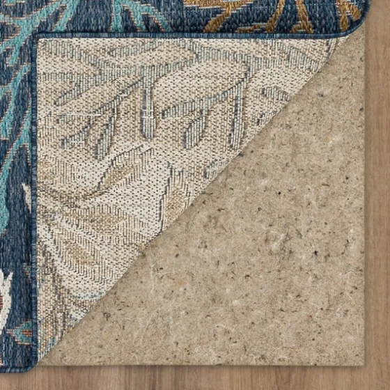 Ikat Coral Sea Blue Outdoor Area Rug, 5X7-Kirkland's Home Best Sale