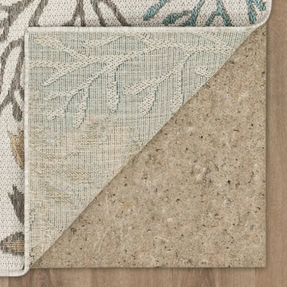 Ikat Coral White Sand Outdoor Area Rug, 5X7-Kirkland's Home Best Sale