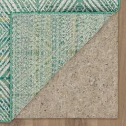 Ikat Diamond Green Outdoor Area Rug, 5X7-Kirkland's Home Hot
