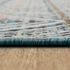 Ikat Diamond Indigo Outdoor Area Rug, 5X7-Kirkland's Home Store