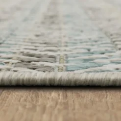 Ikat Diamond Light Outdoor Area Rug, 5X7-Kirkland's Home Online