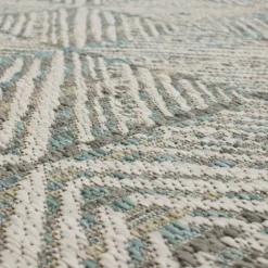 Ikat Diamond Light Outdoor Area Rug, 5X7-Kirkland's Home Online