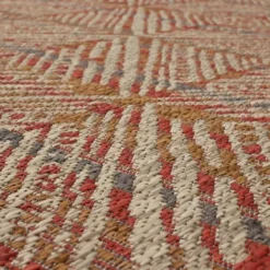 Ikat Diamond Sunset Outdoor Area Rug, 5X7-Kirkland's Home Fashion