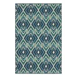 Ikat Diamonds Jenn Outdoor Rug, 6X9-Kirkland's Home New