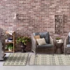 Ikat Vibrant Tan Outdoor Area Rug, 5X7-Kirkland's Home Sale