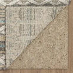 Ikat Vibrant Tan Outdoor Area Rug, 5X7-Kirkland's Home Sale