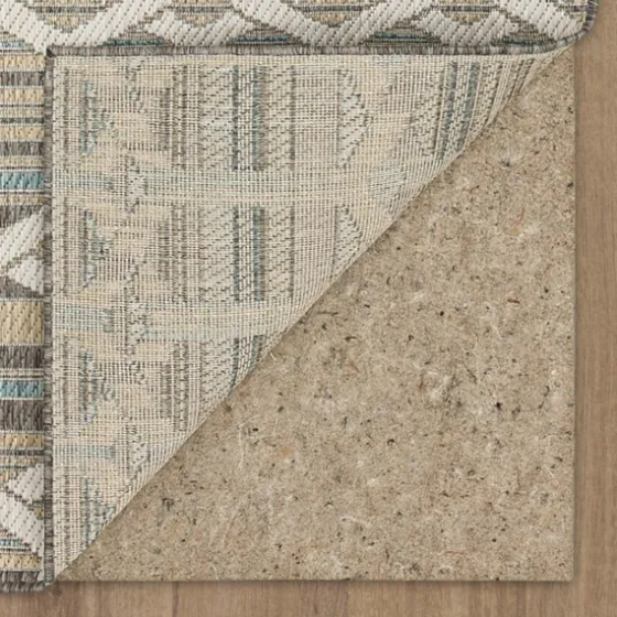 Ikat Vibrant Tan Outdoor Area Rug, 5X7-Kirkland's Home Sale