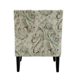 Indigo And Yellow Floral Upholstered Accent Chair-Kirkland's Home Hot