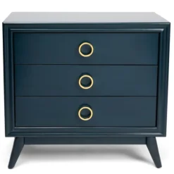 Indigo 3-Drawer Wood Chest-Kirkland's Home Cheap