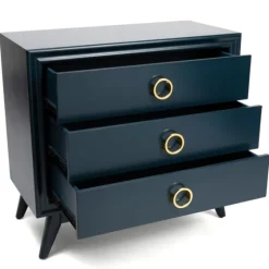 Indigo 3-Drawer Wood Chest-Kirkland's Home Cheap