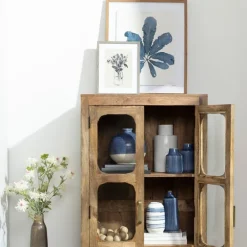 Indigo Floral Vase Ii Framed Art Print-Kirkland's Home Store