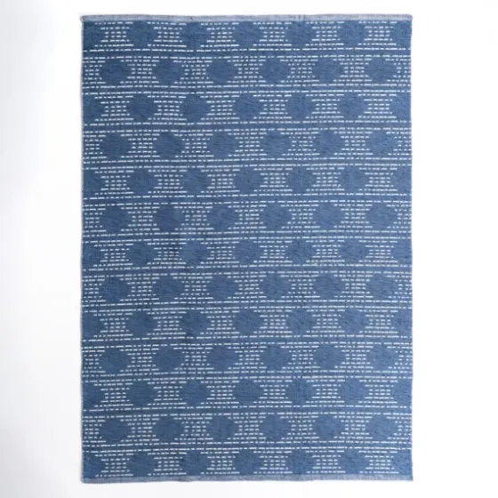 Indigo Shibori Outdoor Area Rug, 6X9-Kirkland's Home Sale