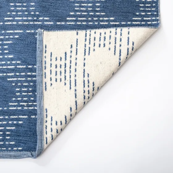 Indigo Shibori Outdoor Area Rug, 6X9-Kirkland's Home Sale