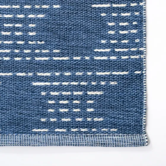 Indigo Shibori Outdoor Area Rug, 5X7-Kirkland's Home Flash Sale