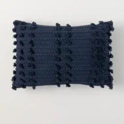 Indigo Woven Lumbar Pillow-Kirkland's Home Fashion