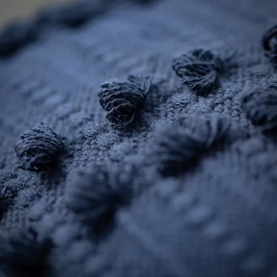 Indigo Woven Lumbar Pillow-Kirkland's Home Fashion