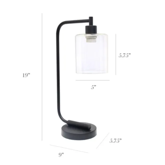 Industrial Black Iron Desk Lamp-Kirkland's Home Flash Sale