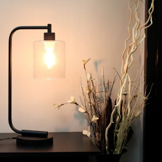 Industrial Black Iron Desk Lamp-Kirkland's Home Flash Sale