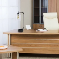 Industrial Black Iron Desk Lamp-Kirkland's Home Flash Sale
