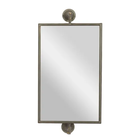 Industrial Distressed Iron Mount Mirror-Kirkland's Home Sale