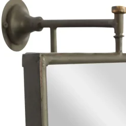 Industrial Distressed Iron Mount Mirror-Kirkland's Home Sale