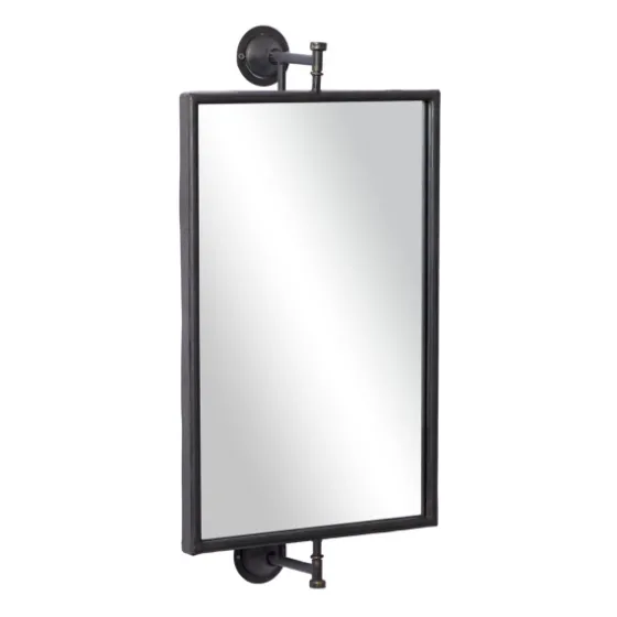 Industrial Distressed Iron Mount Mirror-Kirkland's Home Sale
