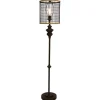Industrial Edison Bulb Metal Mesh Shade Floor Lamp-Kirkland's Home Best