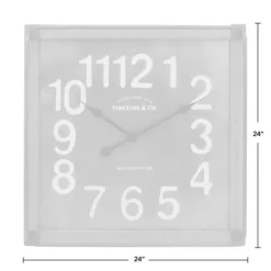 Industrial Square Liam Clock-Kirkland's Home Hot