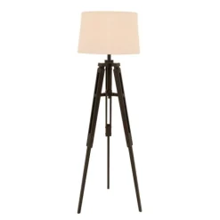 Industrial Tripod Wooden Floor Lamp-Kirkland's Home Hot