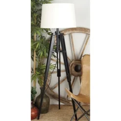 Industrial Tripod Wooden Floor Lamp-Kirkland's Home Hot