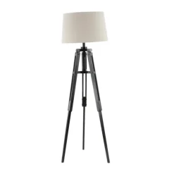 Industrial Tripod Wooden Floor Lamp-Kirkland's Home Hot