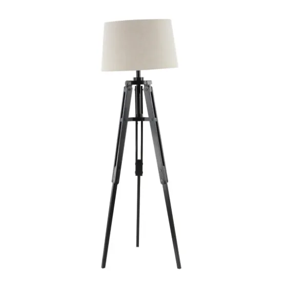 Industrial Tripod Wooden Floor Lamp-Kirkland's Home Hot