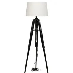Industrial Tripod Wooden Floor Lamp-Kirkland's Home Hot