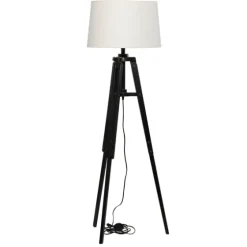 Industrial Tripod Wooden Floor Lamp-Kirkland's Home Hot