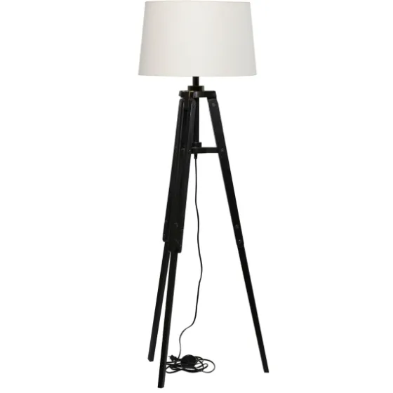 Industrial Tripod Wooden Floor Lamp-Kirkland's Home Hot