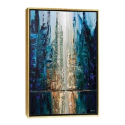 Infinite Reflection Abstract Canvas Framed Art-Kirkland's Home Store